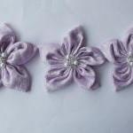 Lilac Flowers Handmade Appliques Embellishments(3..