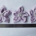 Lilac Flowers Handmade Appliques Embellishments(3..